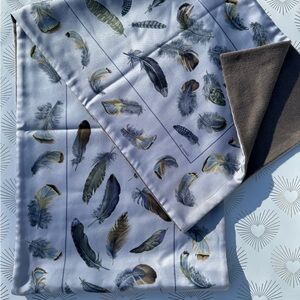 Hermes Feather Print Scarf Shawl